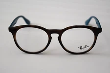 Ray-Ban Small Junior Havana Blue Rx RB1554 3728 Optical 48-16-130 Eyeglasses