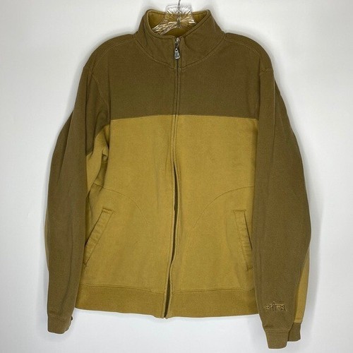 Giacca Prana marrone full zip cotone taglia grande
