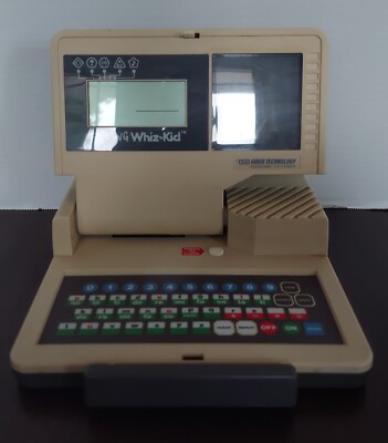 1987 Computer Toy Vintage 1987 Talking Whiz-Kid Vtech Educational Computer NO CARDS ...