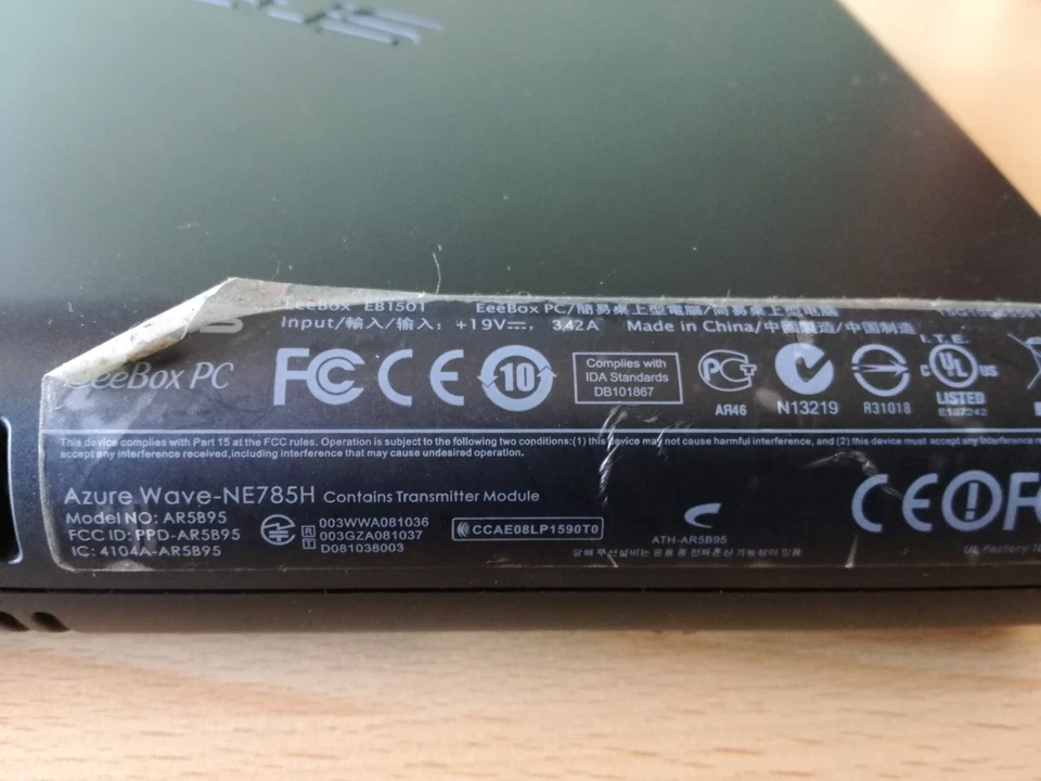 🔥Asus EeeBox EB1501 🔥 - Win10 - Atom N330 - 4Gb RAM - 256 Gb SSD - Imagen 4 de 4