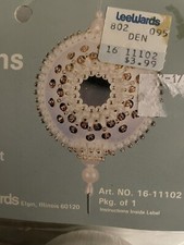 Vintage LeeWards SATIN REFLECTIONS Mirror Sequin Bead Christmas Ornament Kit NOS