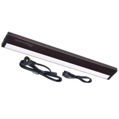12in. Matte Bronze LED Slim Under Cabinet Light - 531 Lumens - 3000K - Good Eart