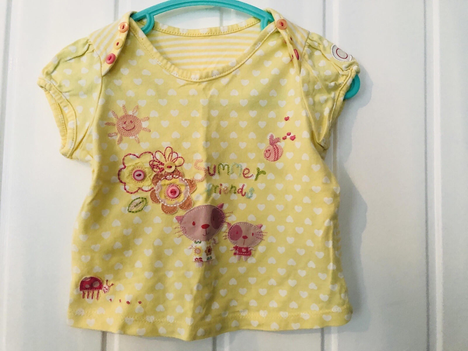 M&S baby girls short sleeved Tshirt age 36 months eBay