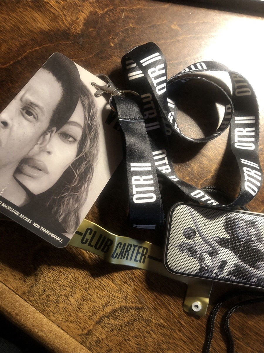 OTR2 BEYONCE / JAY-Z TOUR -VIP PASS with LANYARD, WRISTBAND