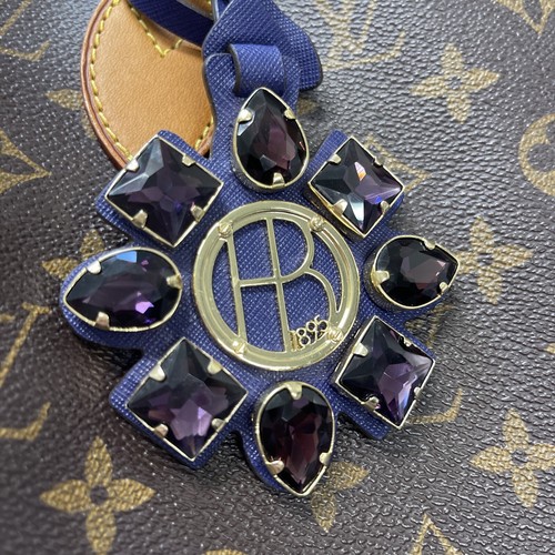 Bendel West 57th Bolso Charm Estrás Azul Púrpura - Imagen 5 de 5