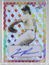 LIAM PETERSON 2022 Leaf Perfect Game RC XRC Auto 1/1 Florida Gators
