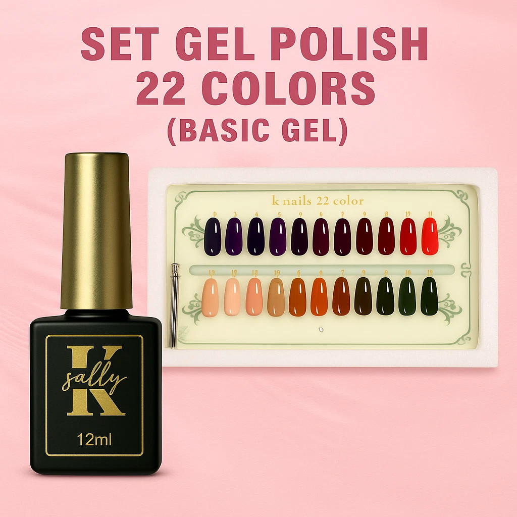 K Nails 22-Color Nail Gel Set – The Ultimate Salon Choice!