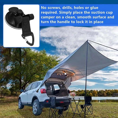 8x Saugnapf Camping Set Saugnäpfe Anker Saughaken Extra Stark bis 20KG NEU - Bild 3 von 13