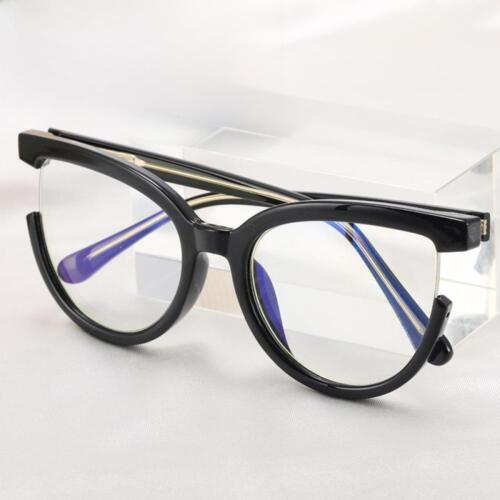 Personality New TR90 Frames Half Fim Womens Oversized Butterfly Glasses Frames U - Picture 1 of 14