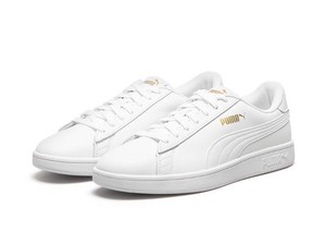 PUMA SMASH WHITE tutte bianche sneakers ORIGINALI VERA PELLE stock firmato  | eBay