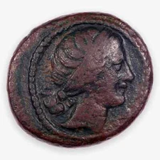 Kore Mysia Cyzicus AE Issue Greek Coin 2nd-1st Centuries BC