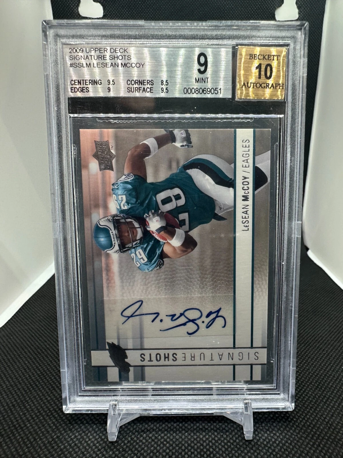 LeSean McCoy Upper Deck Signature Shots #SSLM Base