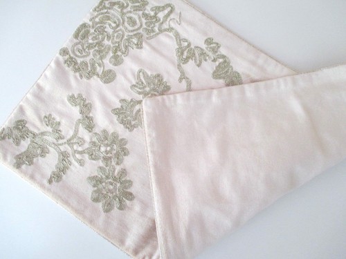 ZARA HOME Metallic EMBROIDERED FLORAL THROW PILLOW COVER ~ 12 x 20" ~ NEW - Picture 2 of 9