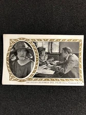 1925 ULTRA RARE Gloria Swanson Trading Card Serie A #9 Silent Film 0721