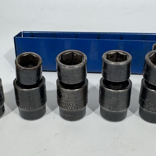 Matco Tools USA Metric Universal Swivel Impact Socket Set 10mm-18mm - 3/8" Drive - Picture 3 of 11