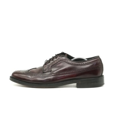 Florsheim Herren 76400 Schnürschuhe Burgunder Leder Brogue Dress Oxford EU 47