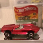 Hot Wheels Turbofire Red Diecast Car Redlines 1:64 Opening Hood 1968