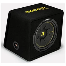 Kicker VCWC12 Car Audio CompC Loaded 12 Vented Sub Box Enclosure 2 Ohm 44VCWC122