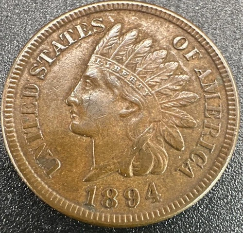 1894 Indian Head Cent AU Condition