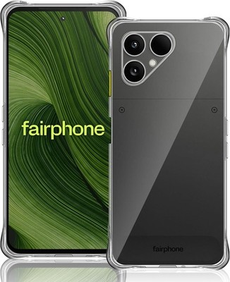 Schutzhülle für Fairphone 6 Hülle, Crystal klares Silikon, Handyhülle