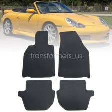1997-2006 For Porsche 911 996 Front Rear Velour Floor Mats Carpet Anti-slip 1997-2006 For Porsche 911 996 Front Rear Velour Floor Mats Carpet Anti-slip