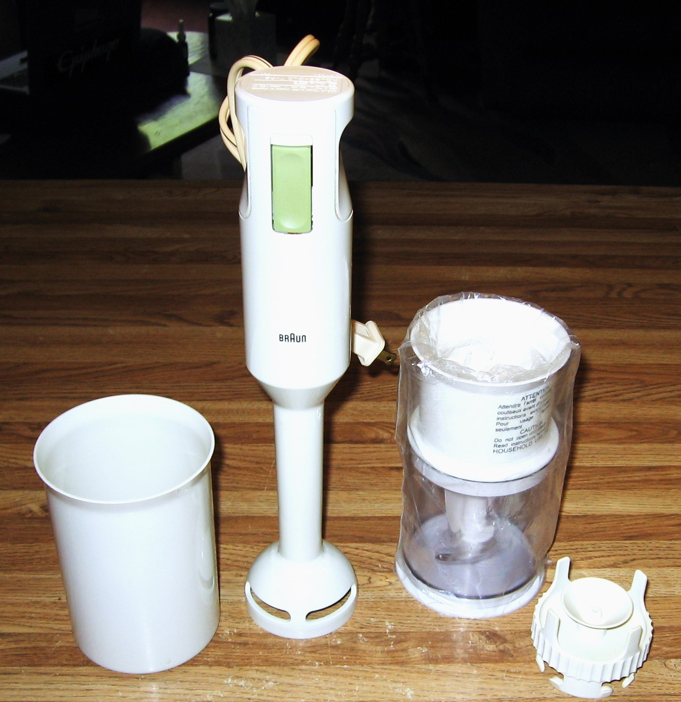 Braun 4169 Immersion Blender With Accessories/Tested