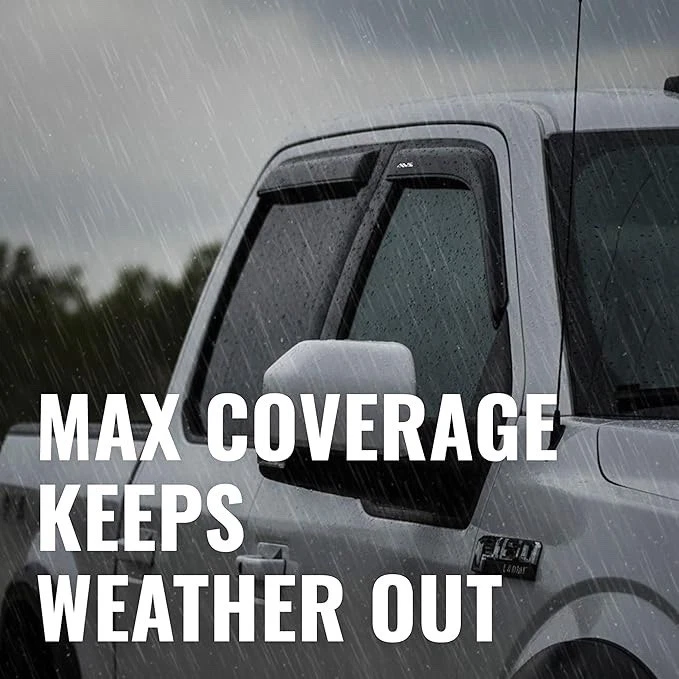 AVS 94040 Ventvisor For Fits 07-13 Chevy Silverado 1500 Ext. Cab - Smoke - Image 4 of 4