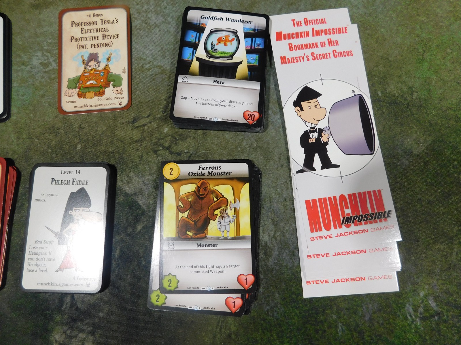 Munchkin lot of Promo Cards (85) and  Bookmarks (16)