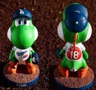Yoshi Dodgers Bobblehead Super Mario Galaxy Movie Baseball Collectible Preorder