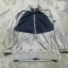 The North Face Tech Fleece Jacket Mens XL Gray FACEBOOK Full Zip Track *PILING