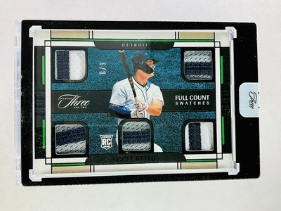 Cole Keith 2024 Panini Three & Two Full Count Patch RC /8 Black