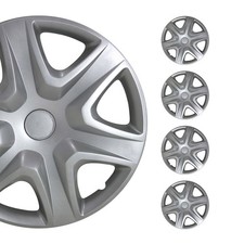 16 Wheel Rim Covers Hub Caps For Mercury Silver Gray