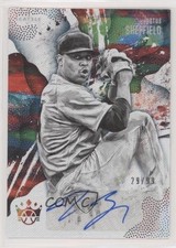 2019 Diamond Kings DK Signatures Holo Silver 29/99 Justus Sheffield Auto x5u