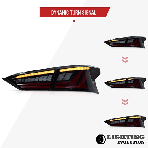 Smoked LED Tail Lights for Nissan Altima Sedan 2019-2023 2024 2025 W/Sequential - Picture 9 of 18