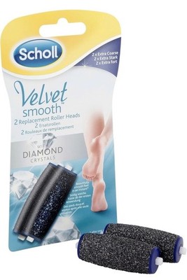 2x Scholl Expert Care Smooth Diamond Pedi Mine Ersatzroller extra grob