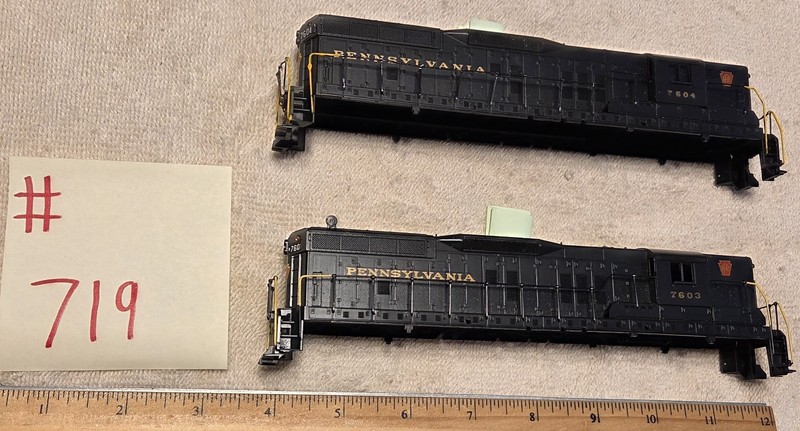 Athearn HO Engine Parts - Lot #719 – Custom Pennsylvania Shells – Used ***READ**