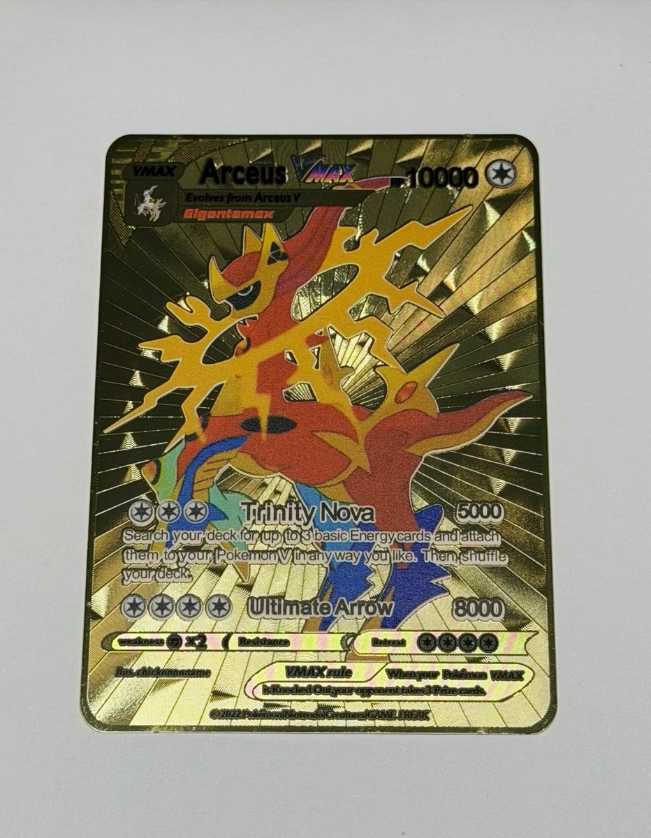 pokemon metal arceus card Pokémon TCG Arceus Metal Individual Collectible Card Game Cards for sale