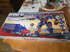 KRE-O Transformers Optimus Prime Set 30689 Open Box. Complete Set