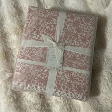 Pottery Barn Julia Berolzheimer Organic Blooming Floral Sheet Set NWT FULL