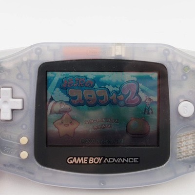 Nintendo Game Boy Advance AGB-001 Boxed Milky blue Tested GBA 2001