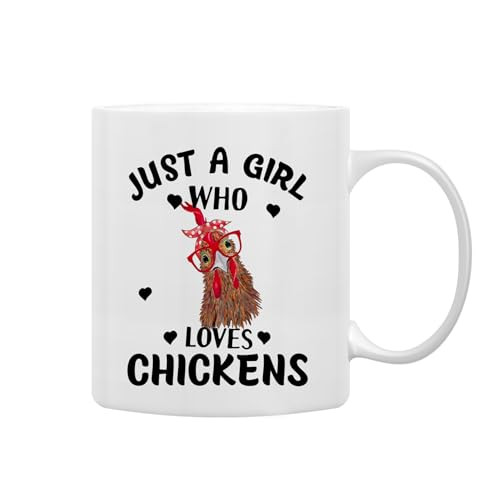 Chicken Mug, Chicken Lover Gifts for Girls Women, Funny Chicken Themed Coffee - Picture 2 of 6