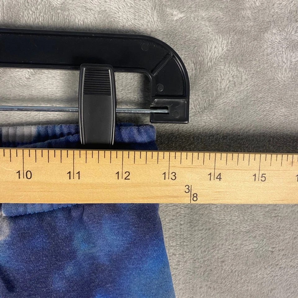 Calça de Moletom Jordan Kids Smoke Dye Tie Dye Jogger Logotipo Azul Branco Meninos Tamanho G - Imagem 4 de 4