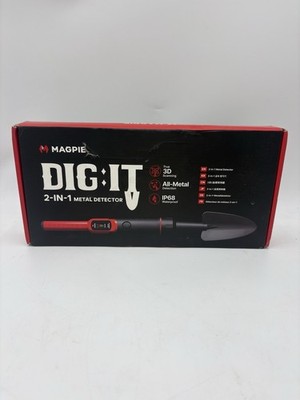 MAGPIE DIG:IT 2-in-1 Handheld All-Metal Detector, Waterproof, 3D Scanning, New