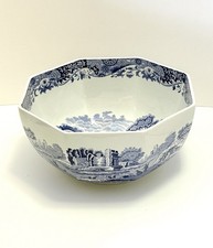 Large Spode Italian Octagonal Vegetable Serving Bowl 10