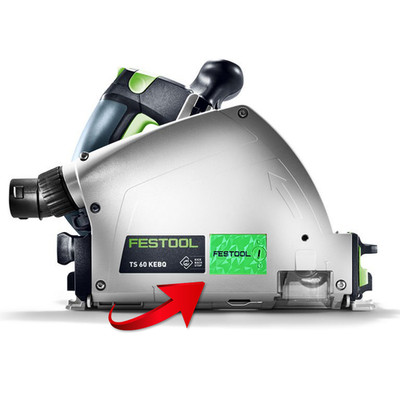 Festool TS60 Raupensäge Dorn Staubschutz - LOCKING FIT, Blatt Staubschutz