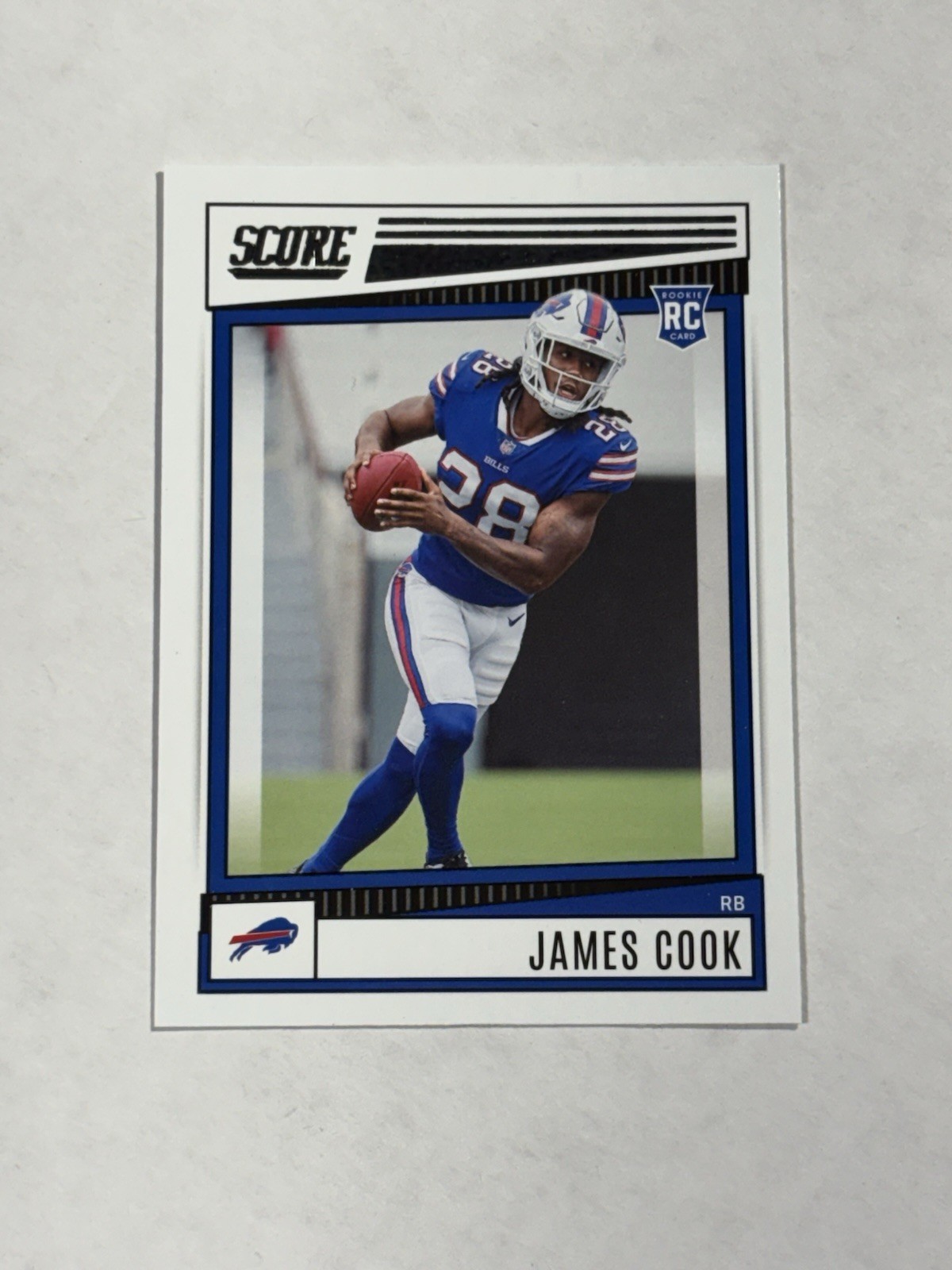 James Cook 2022 Panini Score Football Rookie Card # 334 Buffalo Bills RC