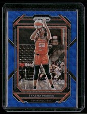 Tyasha Harris 2023-24 Panini Prizm WNBA Blue Wave Connecticut Sun #102