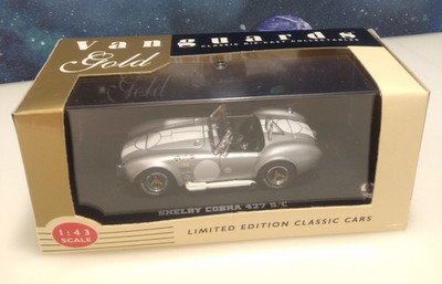VANGUARDS GOLD SHELBY COBRA 427 S/C 1:43 SCALE SPECIAL LIMITED EDITION