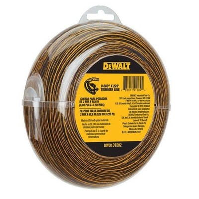 Dewalt DWO1DT802 String Trimmer Line, 225-Feet by 0.080-Inch