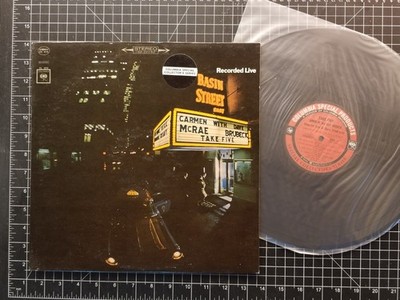 CARMEN MCRAE & DAVE BRUBECK Take Five LP 1973 VG+ w/ HYPE At Basin St East VINYL